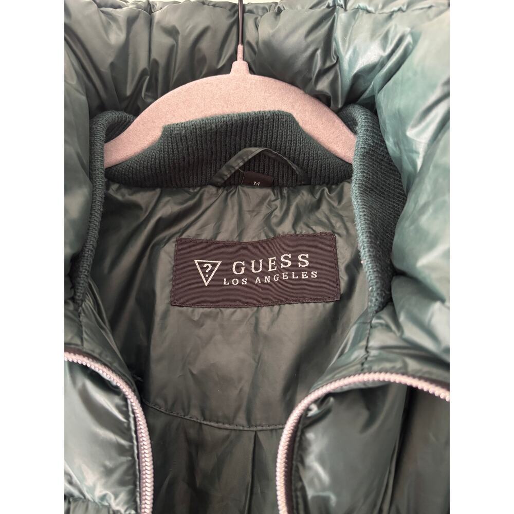 Guess Women’s Green Quilted Puffer Jacket Size M - Picture 4 of 12